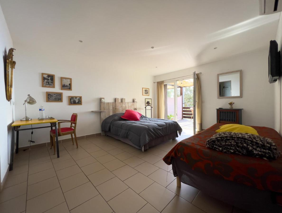 La Pampa Cargese Chambres D Hotes Exteriör bild